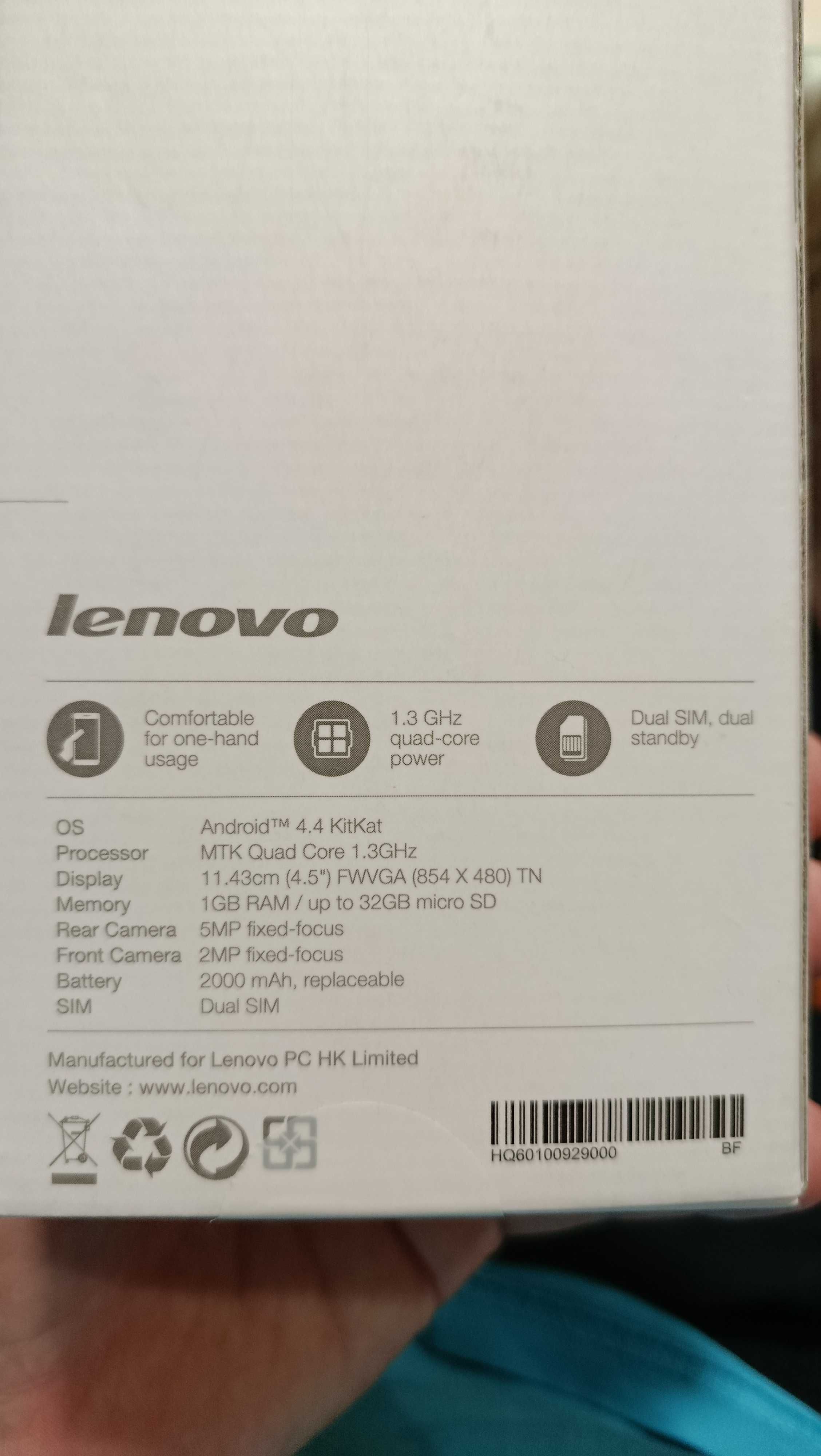 Телефон Lenovo A328, Android 4.4.2