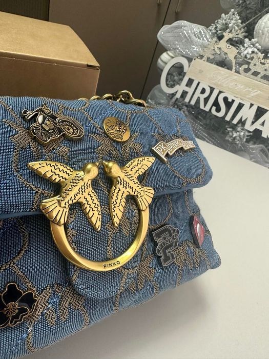 Дамска чанта Pinko Love Denim