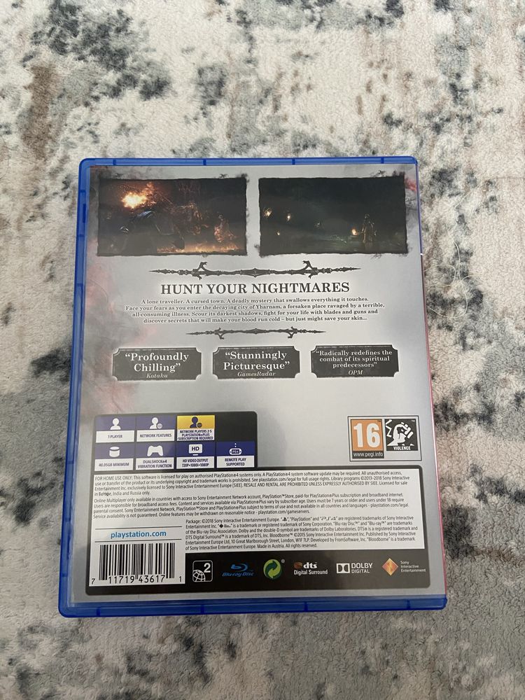 Игра за ps4 Bloodborne