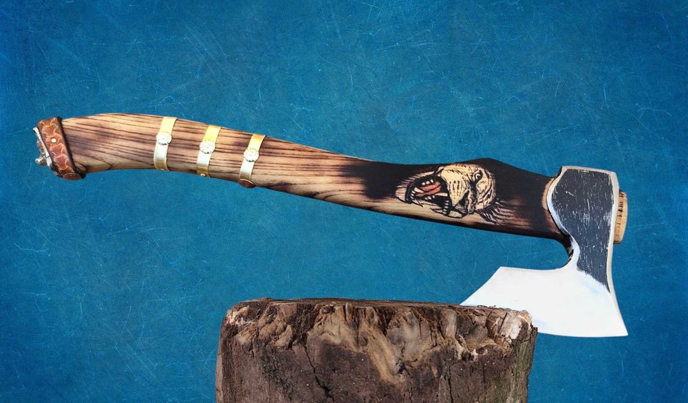 Брадва лъв топор секира къмпинг оборудване лов риболов