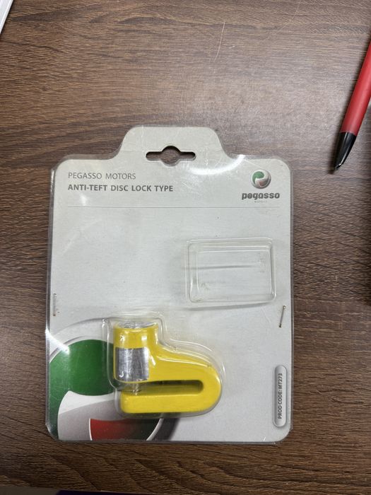 Vand antifurt roata si blocator disc