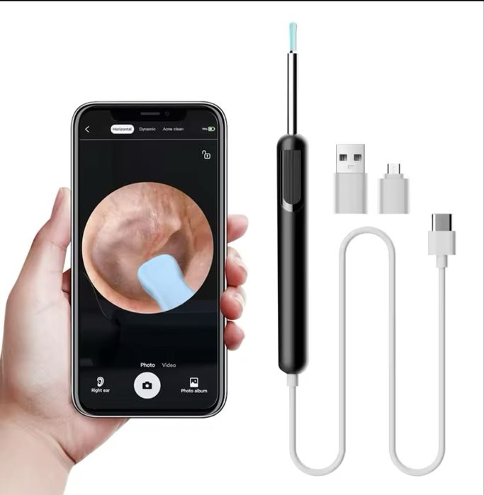 Instrument de  indepartat ceara din urechi wireless