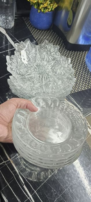 6 talik shisha tarelkalar.