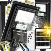 Lampa LED solara exterior 200W senzor telecomanda 4Ah + suport (B5801)