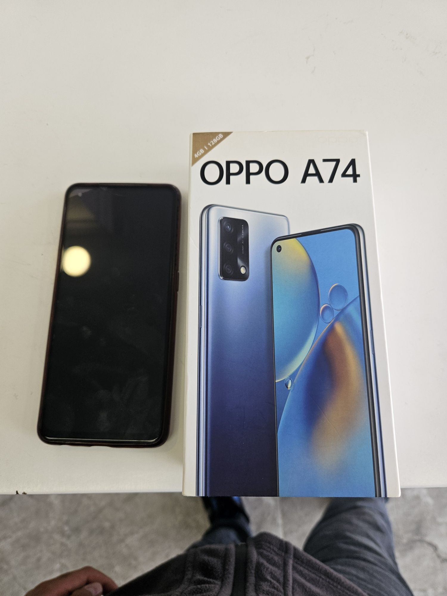 Oppo A74 с коробкой