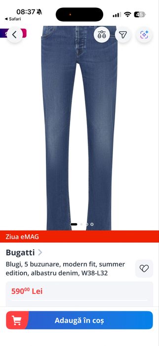 Bugatti,blugi bărbați,NOI,măr.4XL(42/34)