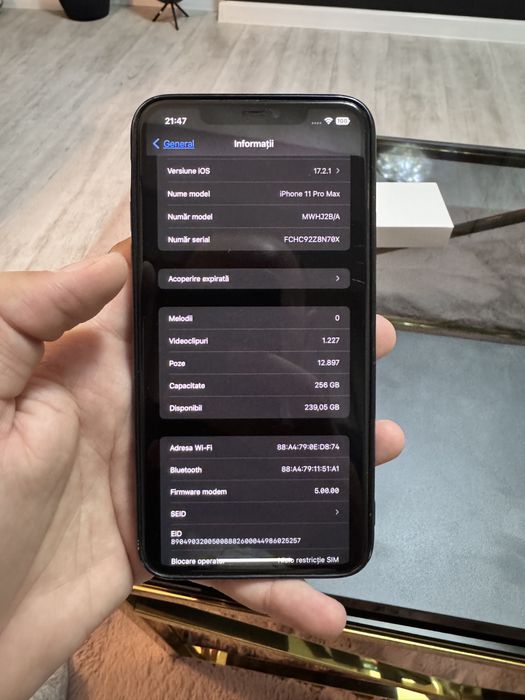 Vand Iphone 11 pro max 256GB