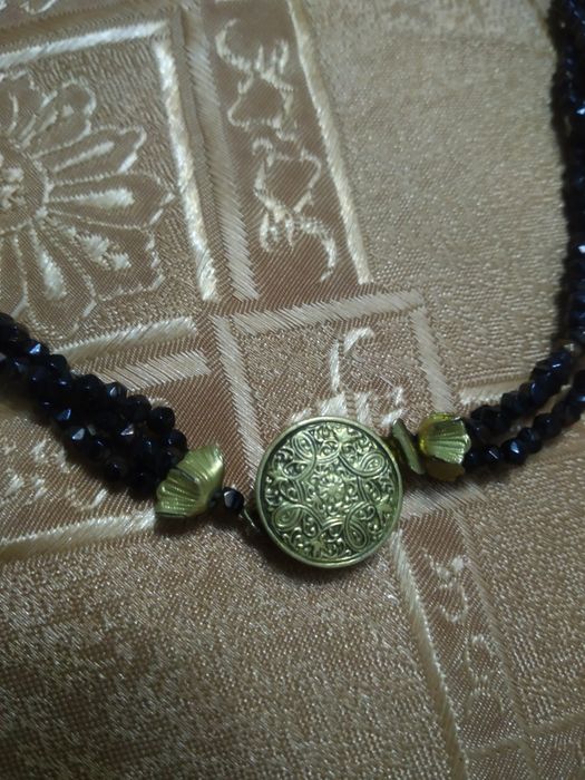 Бусы  из крупного бисера винтажные