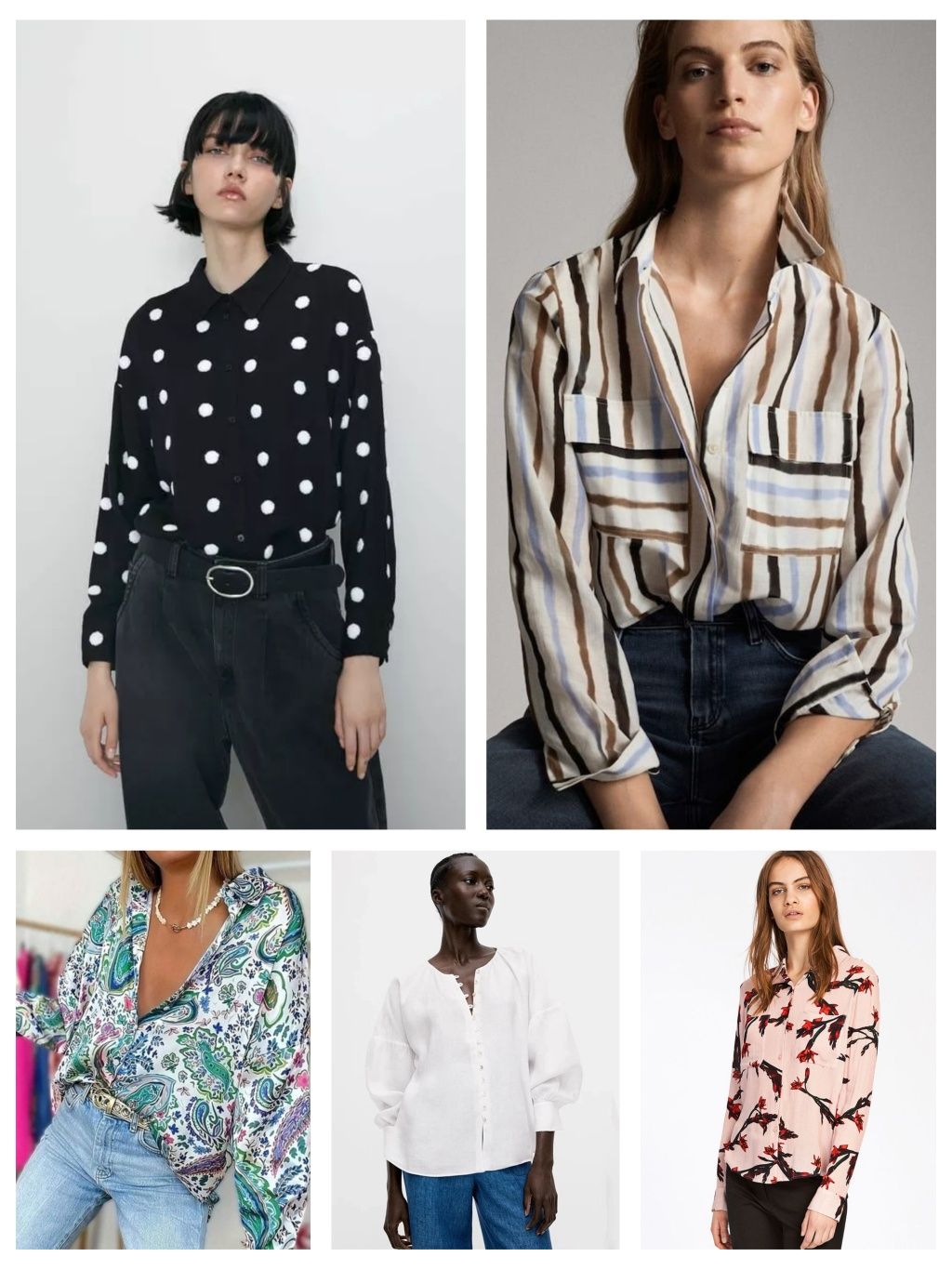 Ризи Zara Massimo Dutti Samsoe