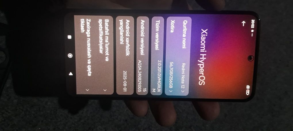 REDMI NOT 12 8/256