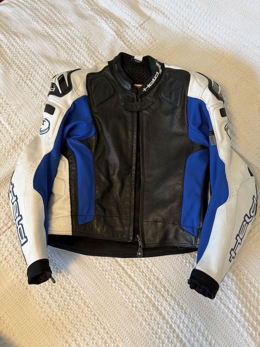 Geaca moto piele Held Safer + pantaloni marimea 50 Combinezon