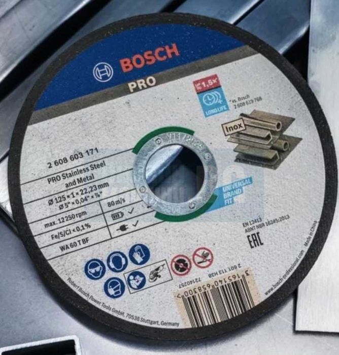 Дискове за ъглошлайф 125 инокс