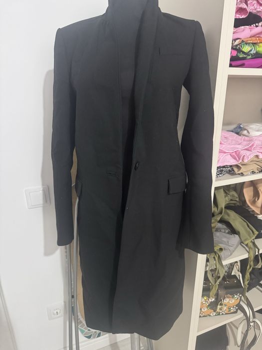 Palton Zara negru, masura XS