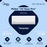 Кондиционер / konditsioner Midea ALL EASY PRO INVERTER 9 Low voltage