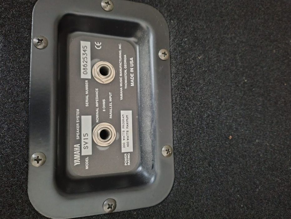 Boxe yamaha s 12 e s115v  sv15