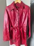 Haina piele Trench