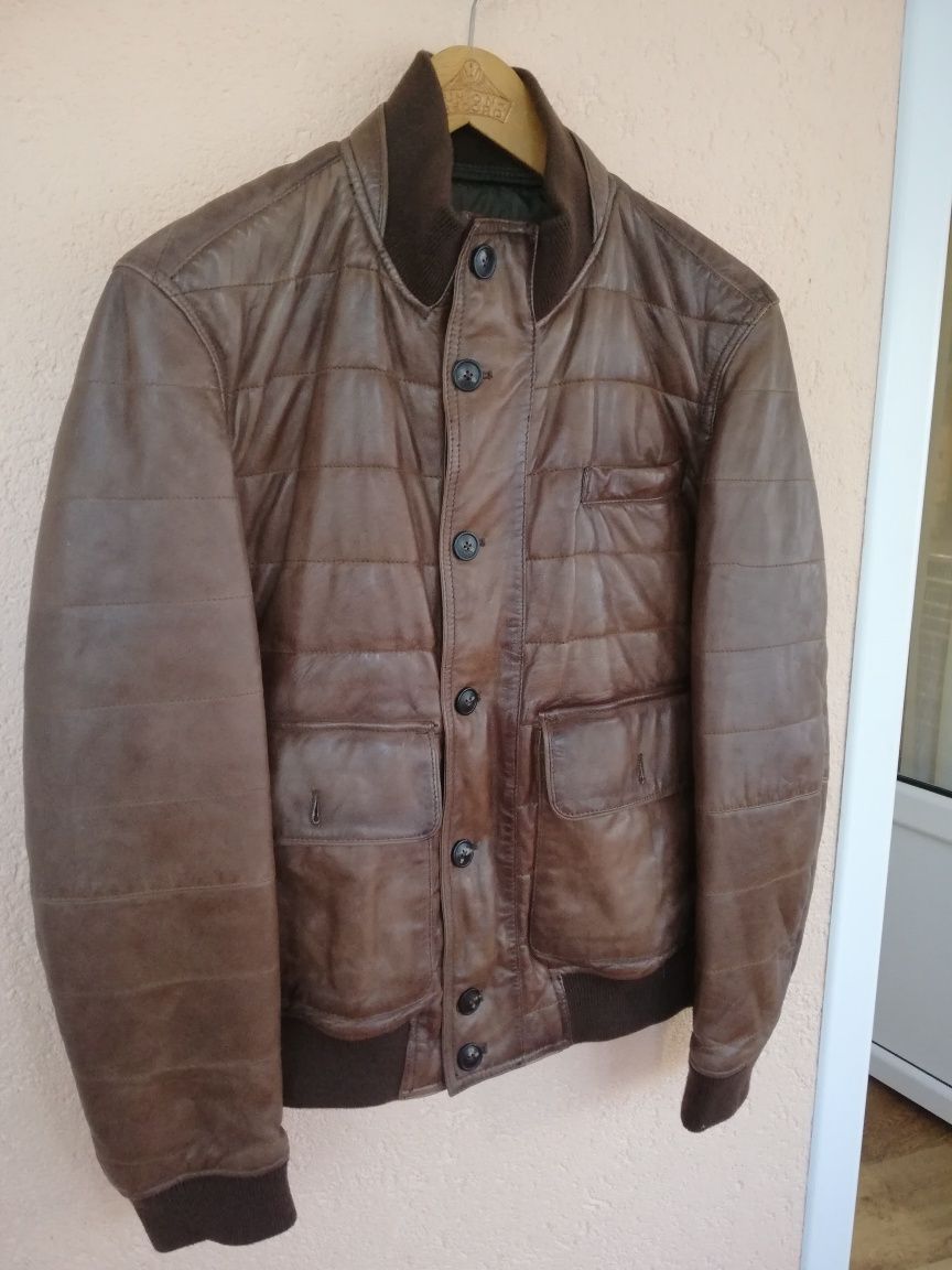 Geaca piele bărbati Massimo Dutti M
