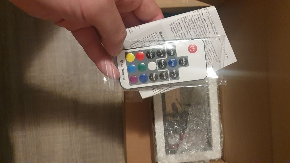 Lampă decorativă 3D RGB Naruto Itachi - Control la distanță