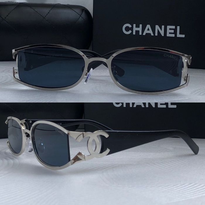 Дамски слънчеви очила кръгли овални елипса 2 цвята златни сребърни