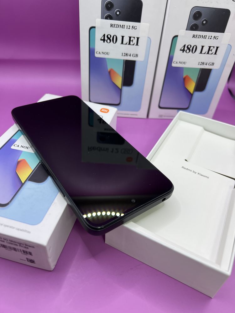 Redmi 12 5g 128/4gb ca nou •Matei Amanet Crangasi•