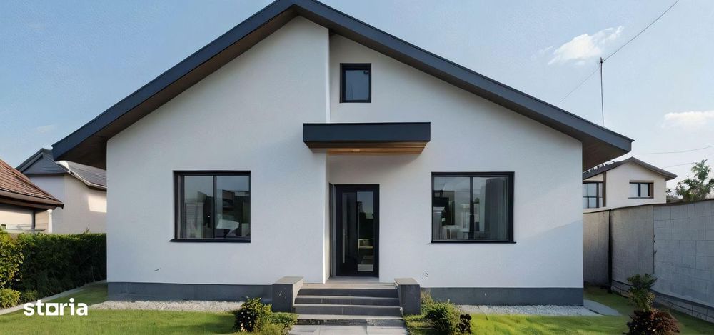 Domnesti | Casa 137m2 | 4 Camere | parter cu placa beton |412 m2 teren