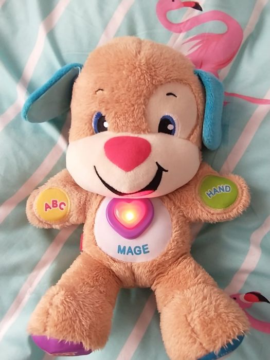 Catelus Fischer Price lb.engleza