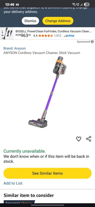 Vand aspirator anyson