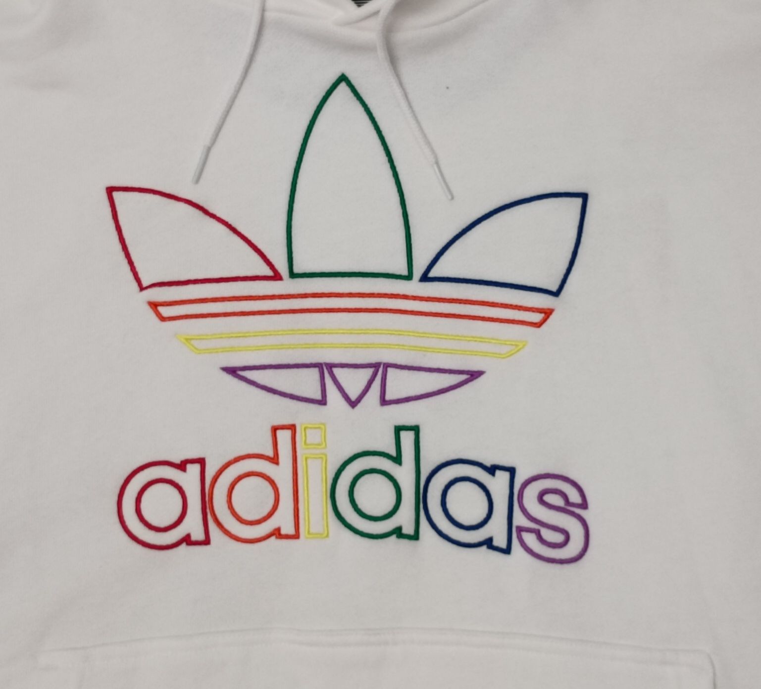 Adidas Originals Pride Trefoil Hoodie оригинално горнище 2XL Адидас