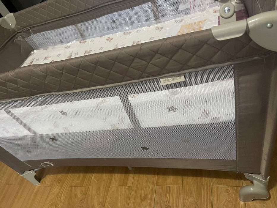 Patut pliabil  Chipolino Luna pastel plus saltea Lorelli noua