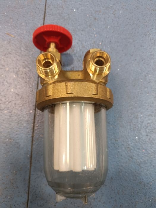 Filtru combustibil Oventrop cu două conducte și supapă de închidere