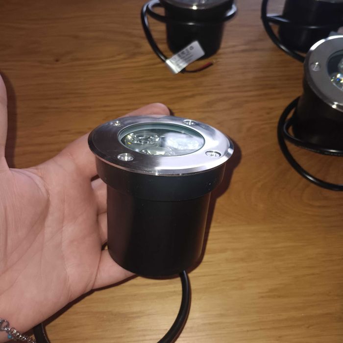 НОВИ! Комплект 4 бр. външни вградени LED лампи 3W, IP67, 300 lm
