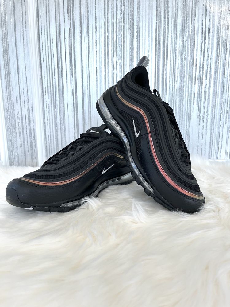 Adidasi Nike Air Max 97, Nr. 44, Black/Red (originali) - Noi!