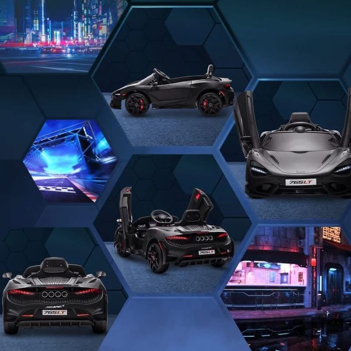 Детска електрическа кола с врати тип крила на чайка