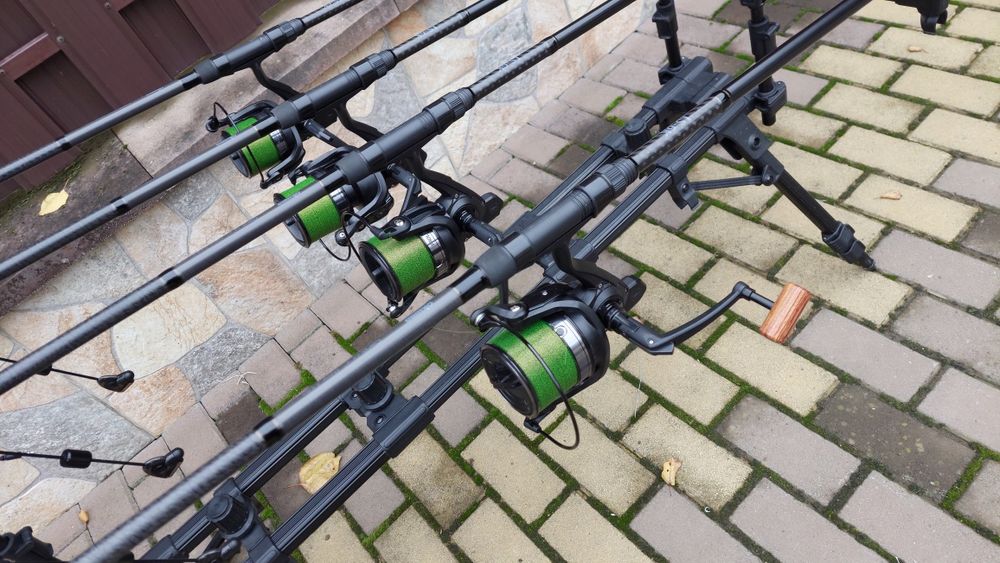 Set complet crap: okuma ls 6k, prologic 8000, carp expert, sanger