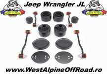 Kit complet înălțare suspensie + 4 cm Jeep Wrangler JL - bielete+bucse