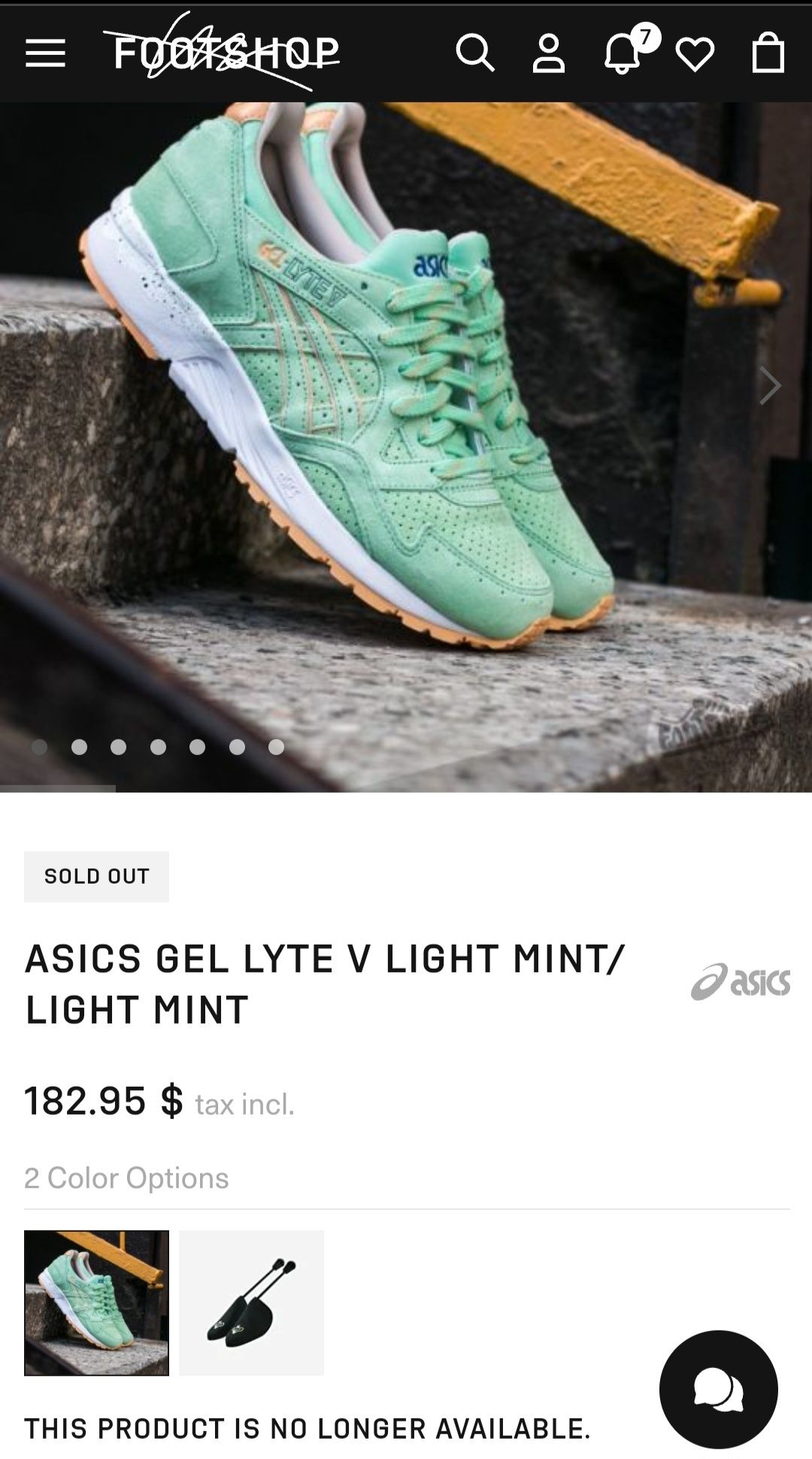 Asics Gel Lyte V Light Mint