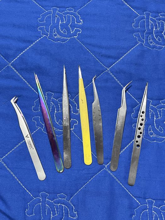 Пинцеты для наращивание ресниц