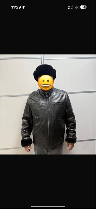 Продам мужскую кожаную дубленку. Турецкого производства. Новую.