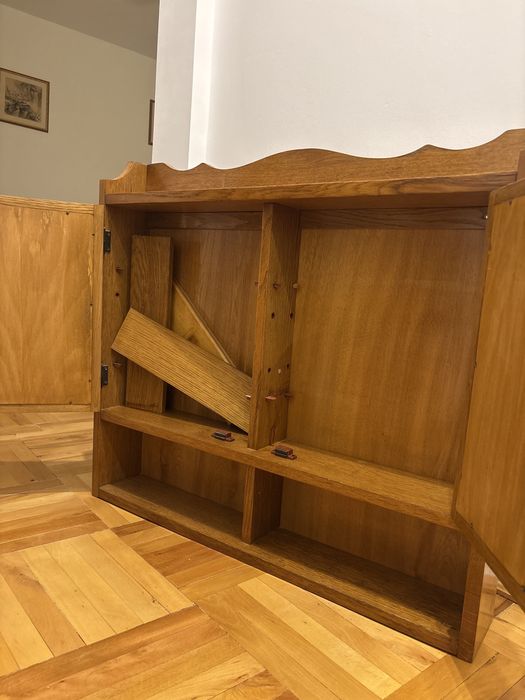 Dulap lemn natural masiv (stejar) 77x68x12