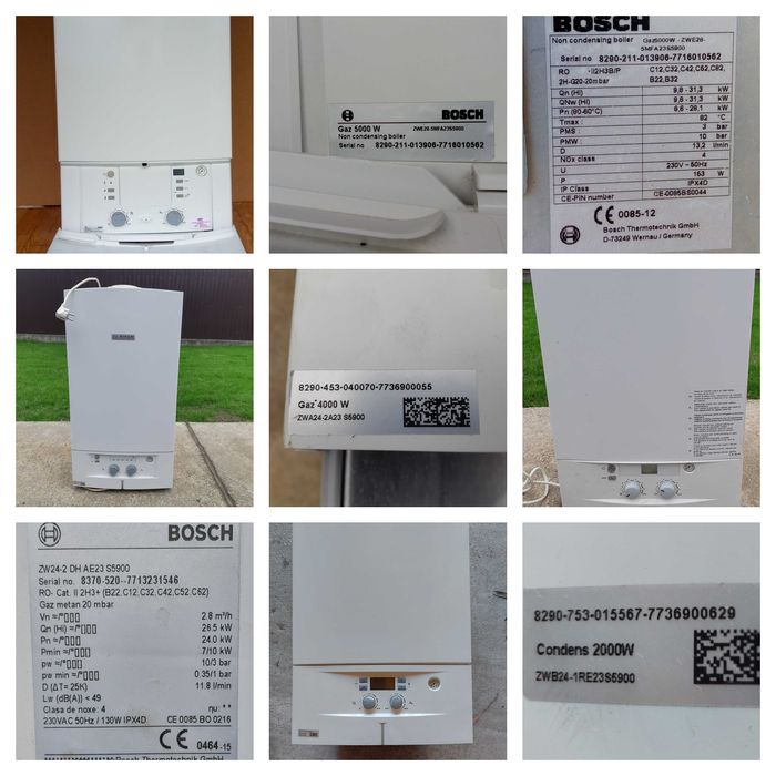 Depozit piese s.h.centrale BOSCH diverse modele.