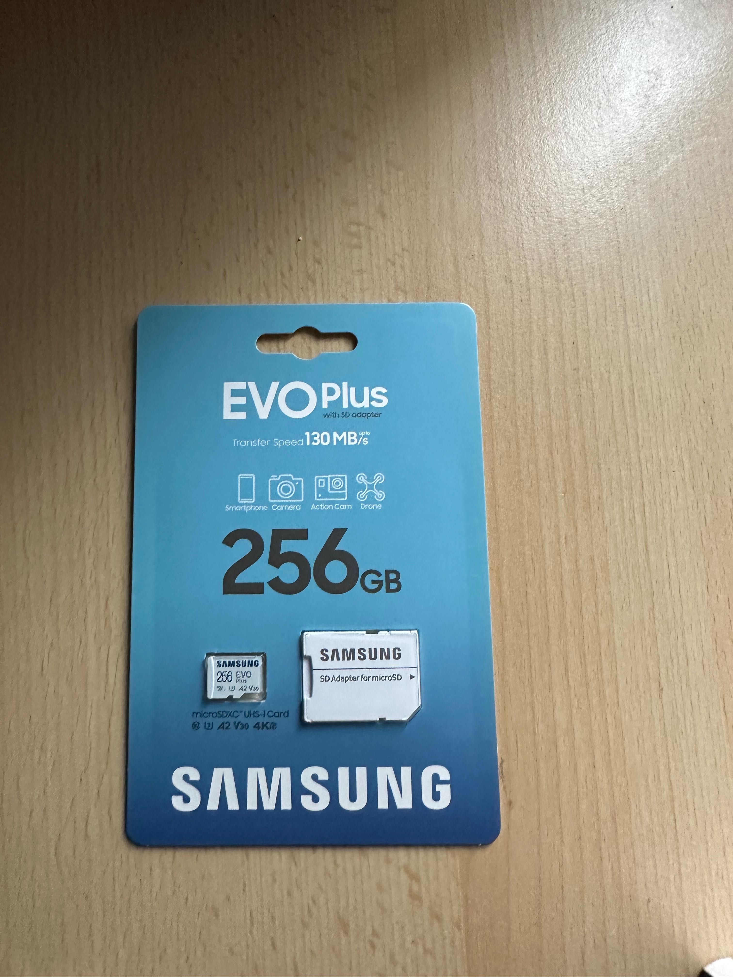Card sd 256 gb Samsung 4k