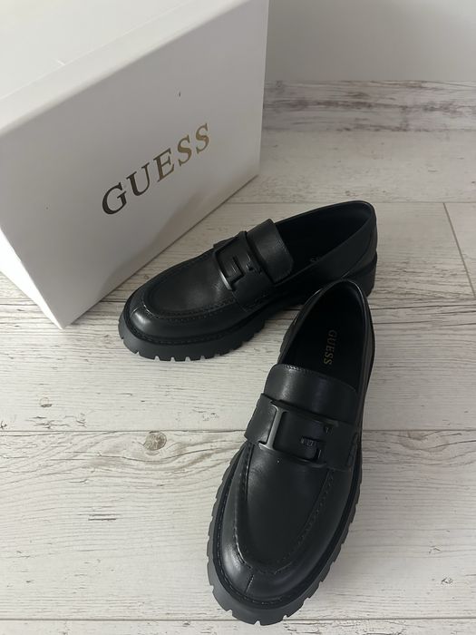 Мъжки кожени обувки, Guess mens loafers 43