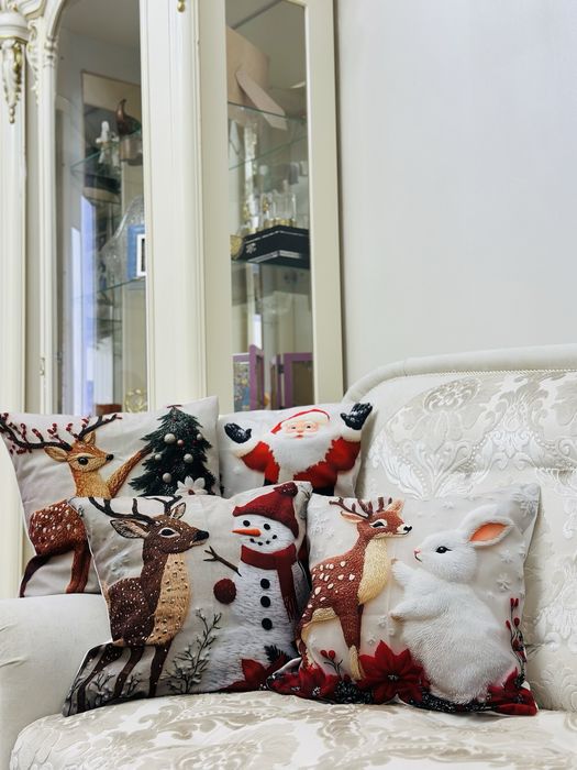 Новогодние подушки