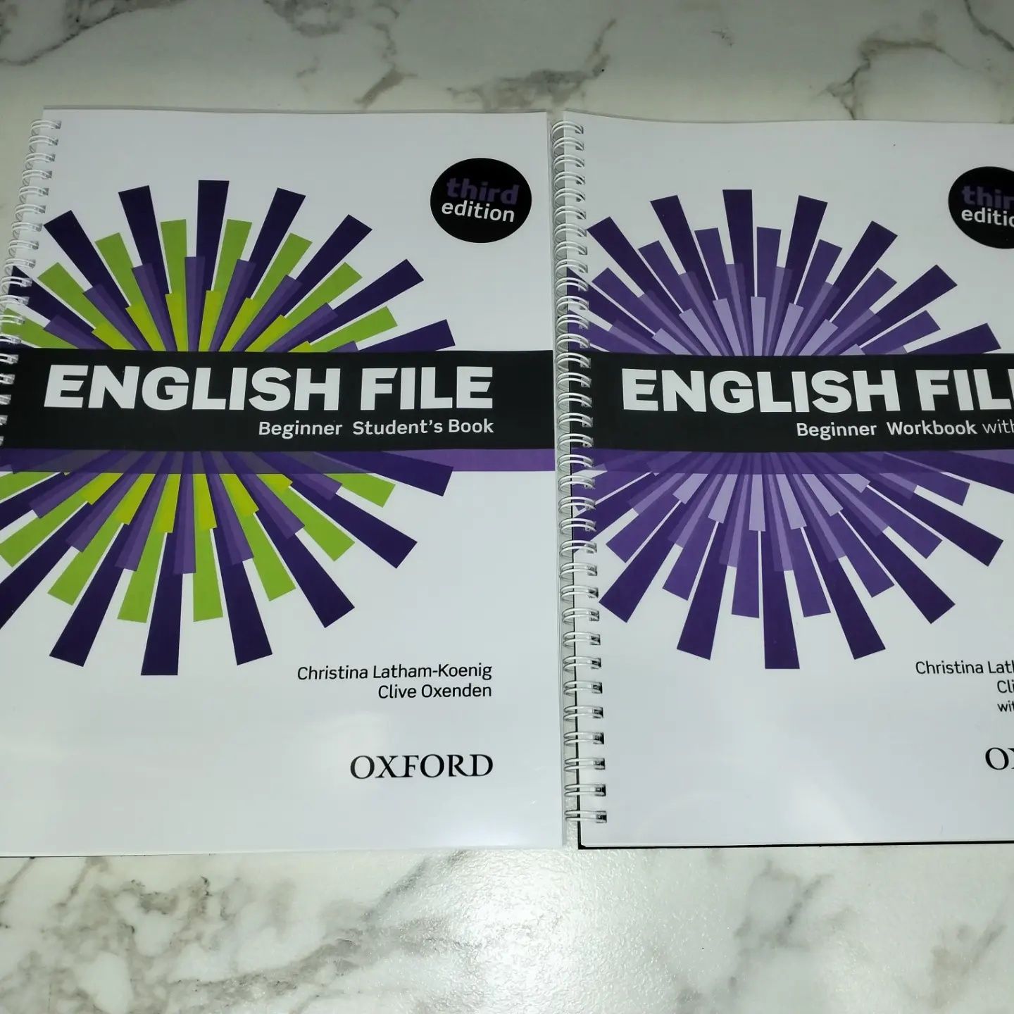 Английские книги, Way ahead, New English file, Solutions, Headway, Fly