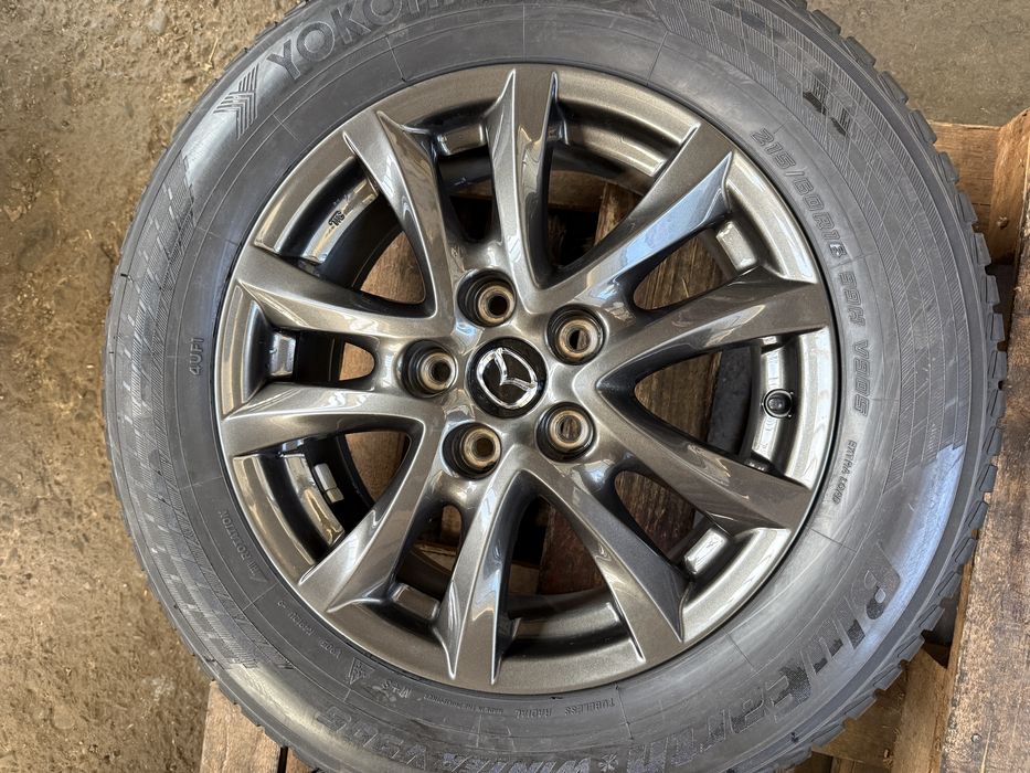 Jante originale Mazda 3, CX-3 echipate cu anvelope de iarna 215/60 16