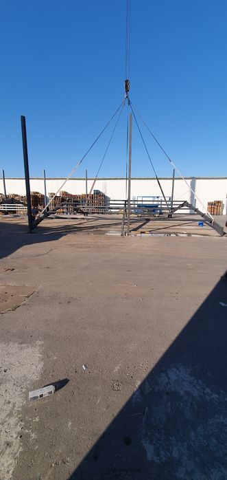 Vand hala metalica 8x35x4 cu panouri sandwich de 40mm