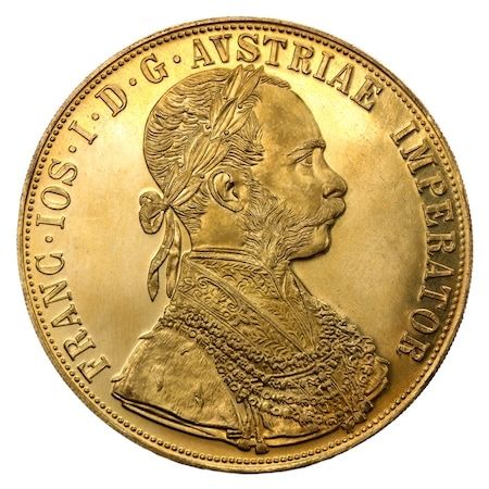 Moneda din Aur, 4 Ducat Francisc Iosif Austria