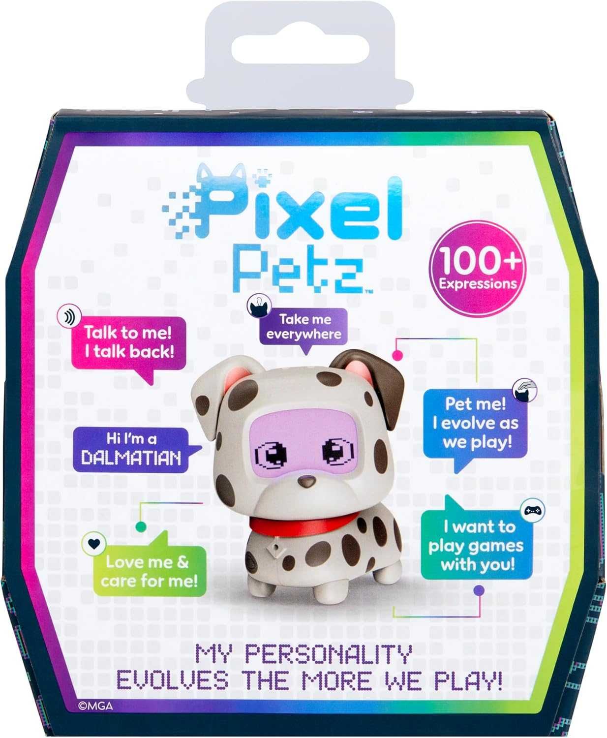 Интерактивна играчка Pixel Petz кученце далматинец корги мигащи очи