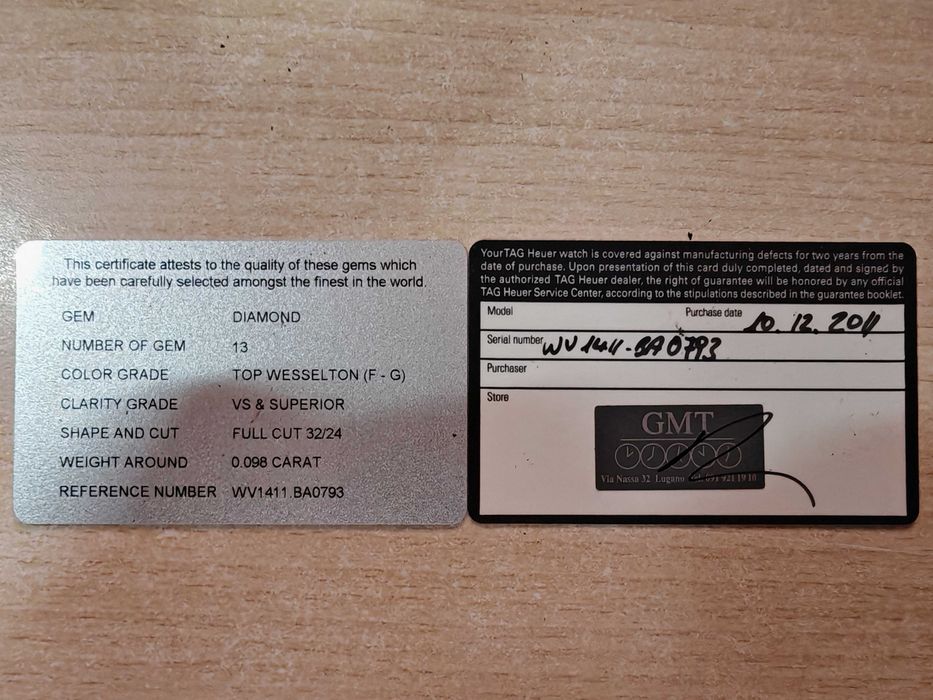 Vand ceas Dama TagHeuer Carrera cu Diamante