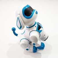 Куче Робот На Батерии Smart Playmate Кученце Светлини Музика Звук 20cm